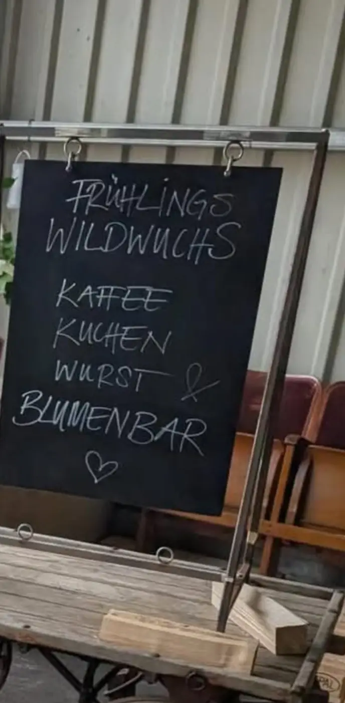 Kreidetafel «Frühlings Wildwuchs»