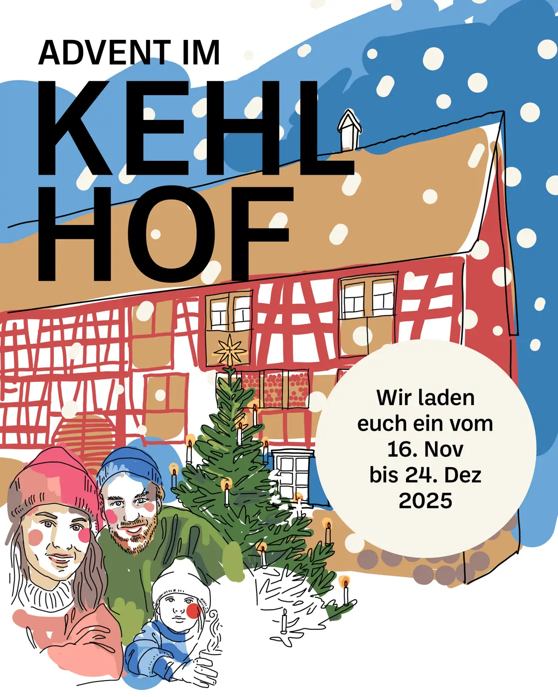 Unser Plakat für den Advent im Kehlhof